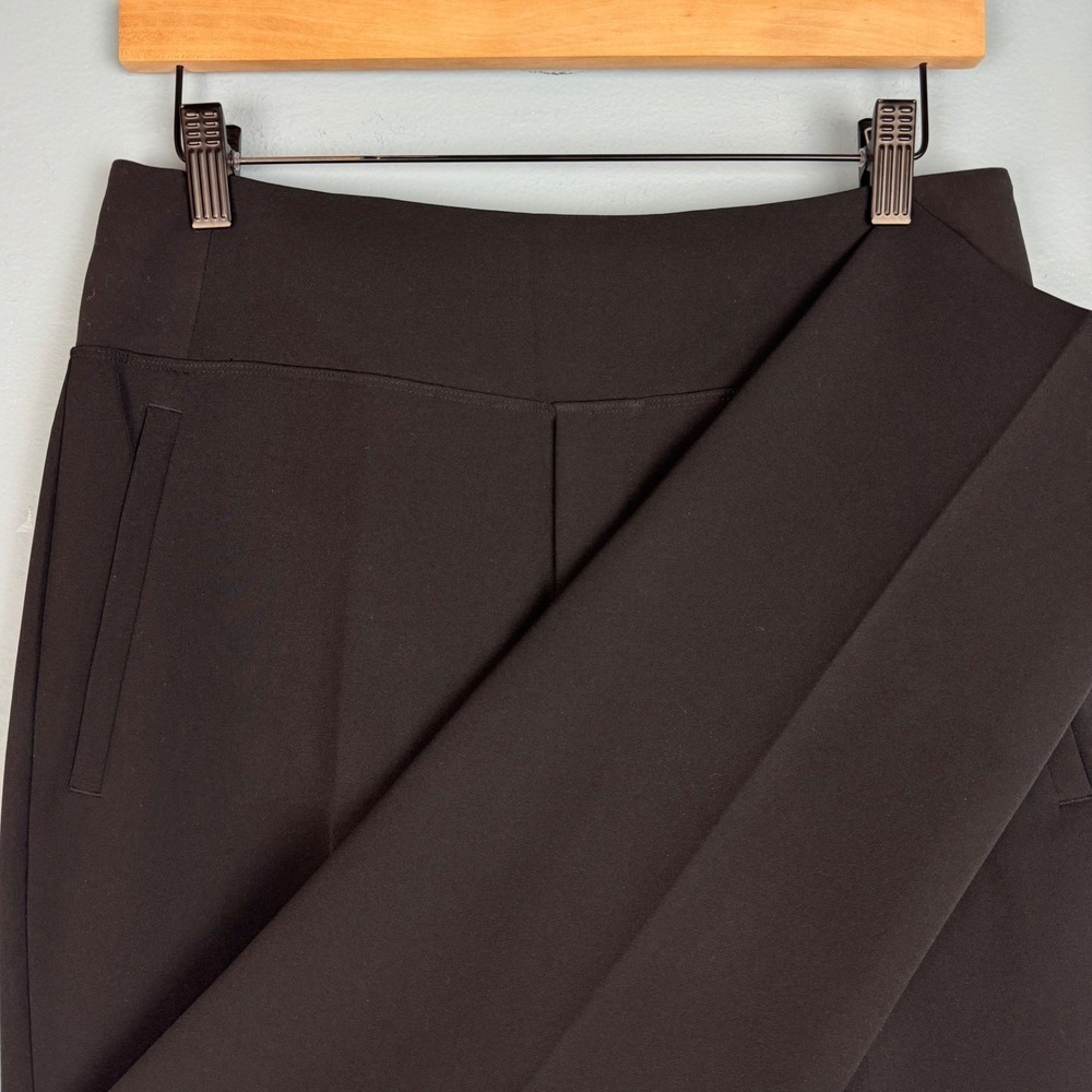 Athleta Endless High Rise Pants Womens 6 Black Tapered Pull On Office Trousers